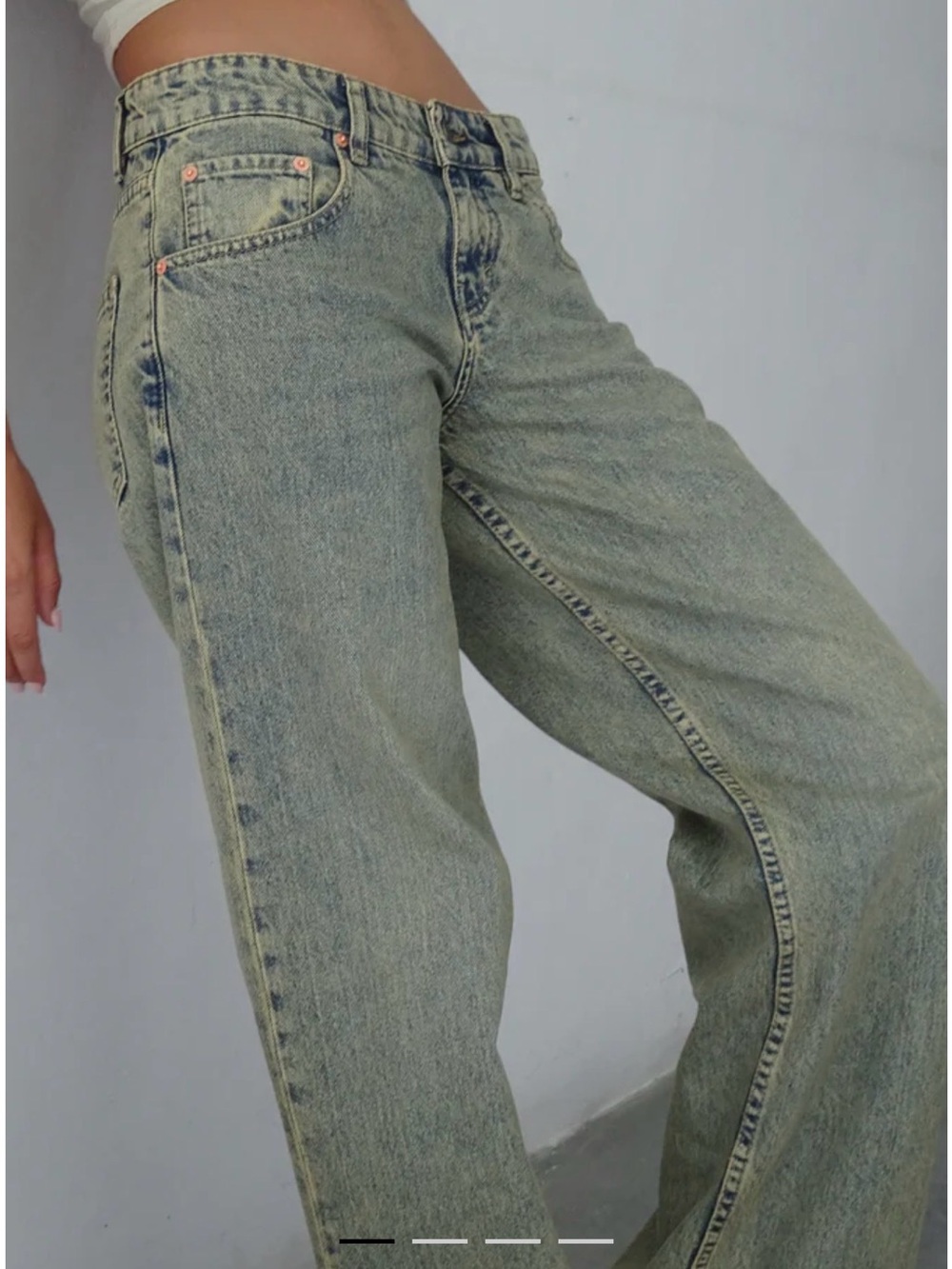 Motel Rocks Low Rise Parallel Jeans